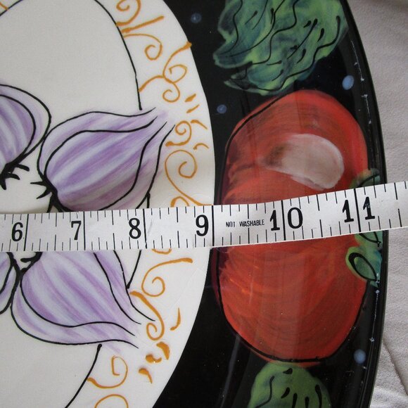 glazed porcelain platter - Picture 6 of 6